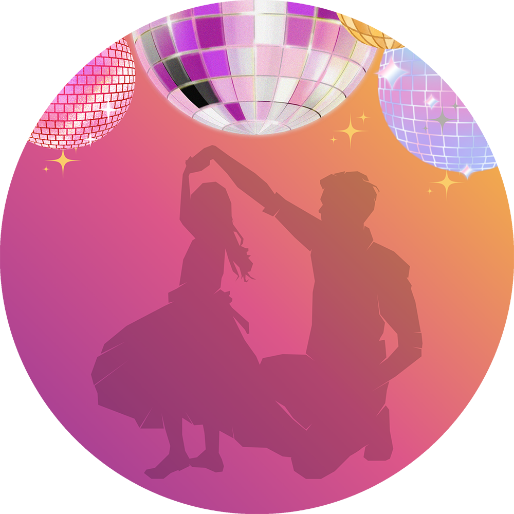Glitter & Grooves Daddy Daughter Dance logo